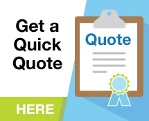 Quick quote request button with clipboard graphic