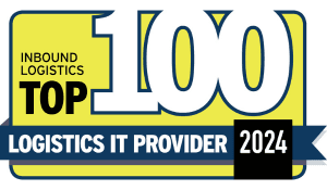 Inbound Logistics Top 100 Logistics IT Provider 2024 award badge logo