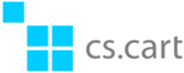 CS-Cart ecommerce platform logo with blue geometric squares