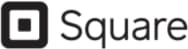 Square payment processing logo with black square icon and company name