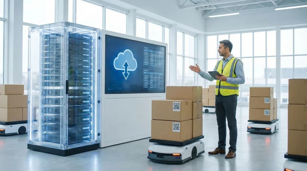 cloud-based inventory management illustration