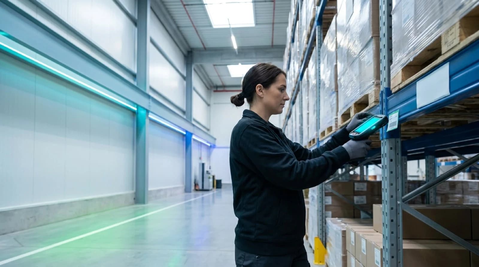 rfid warehouse management illustration