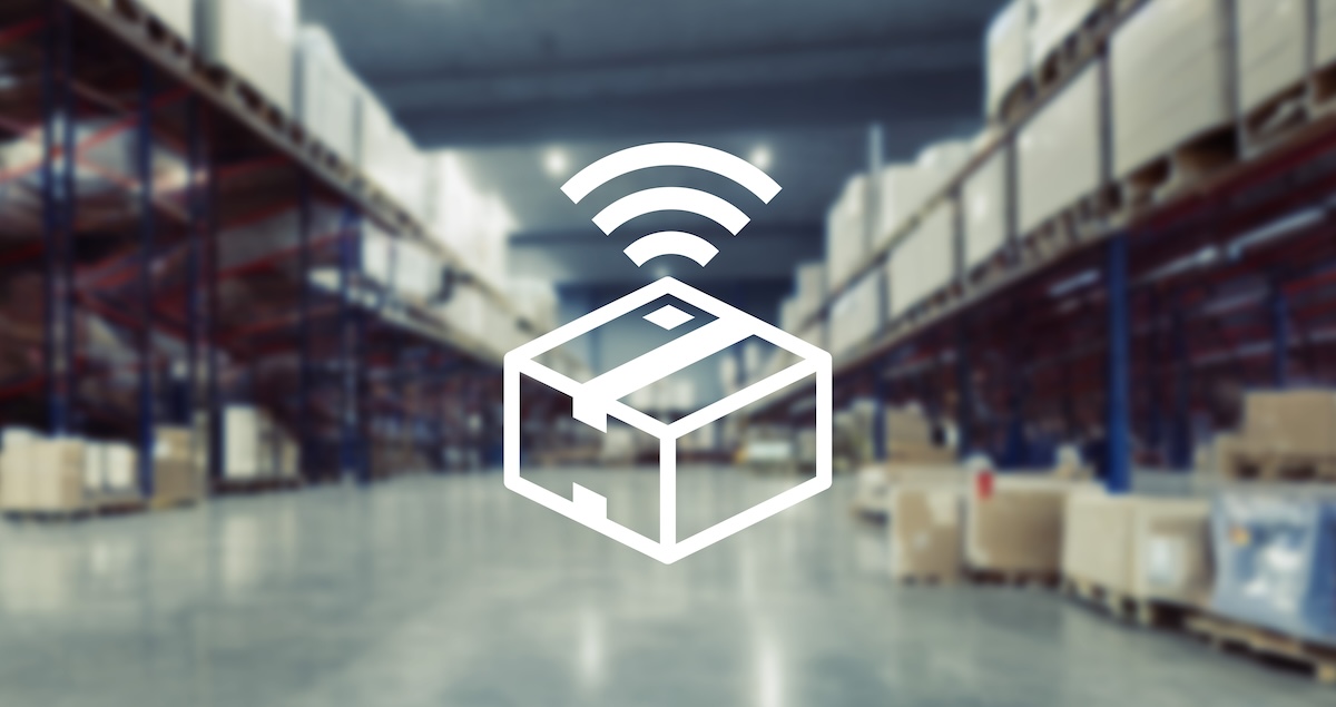 rfid warehouse management illustration