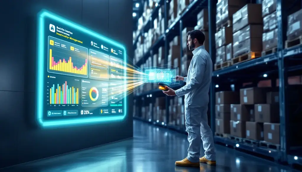 barcode scanner data projection in warehouse