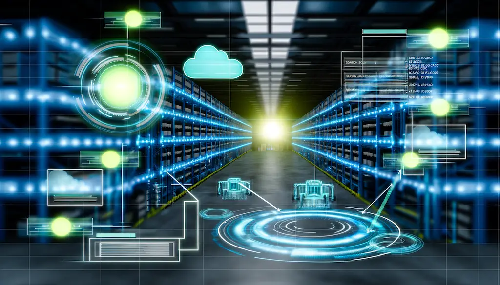 cloud-based inventory software illustration