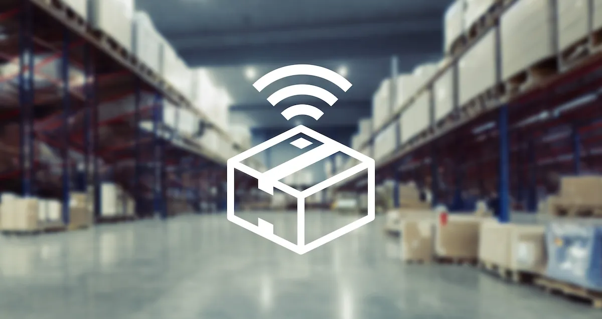 rfid warehouse management illustration
